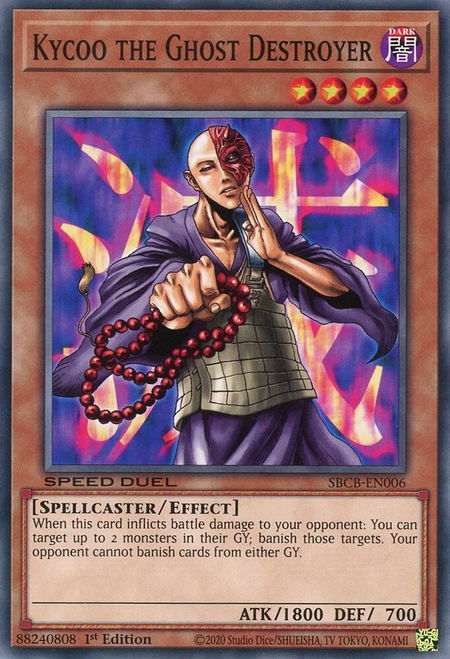 Kycoo the Ghost Destroyer - Speed Duel: Battle City Box YuGiOh trading card
