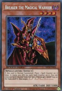 Breaker the Magical Warrior (Secret) - Speed Duel: Battle City Box (SBCB) #SBCB-EN008 - Secret Rare YuGiOh Trading Card