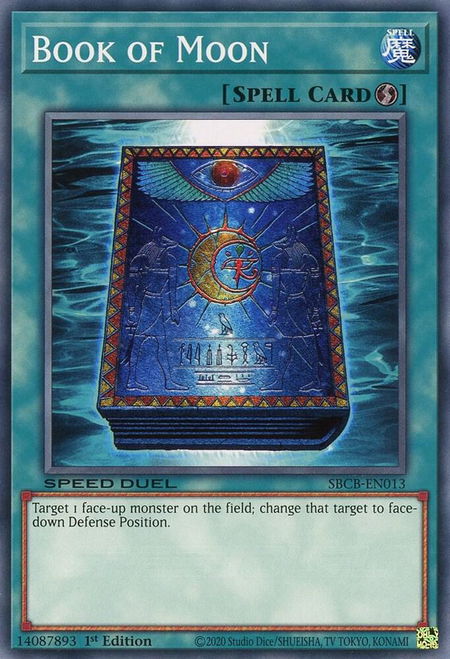Book of Moon - Speed Duel: Battle City Box YuGiOh trading card