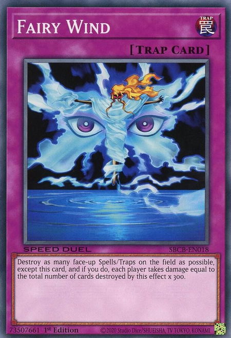 Fairy Wind - Speed Duel: Battle City Box YuGiOh trading card