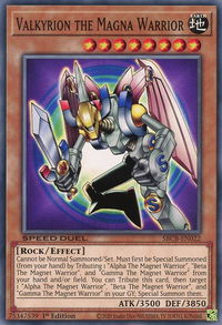 Valkyrion the Magna Warrior - Speed Duel: Battle City Box (SBCB) #SBCB-EN022 - Common / Short Print YuGiOh Trading Card