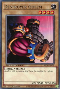 Destroyer Golem - Speed Duel: Battle City Box (SBCB) #SBCB-EN028 - Common / Short Print YuGiOh Trading Card
