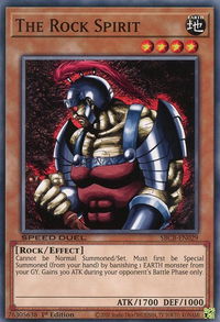The Rock Spirit - Speed Duel: Battle City Box (SBCB) #SBCB-EN029 - Common / Short Print YuGiOh Trading Card