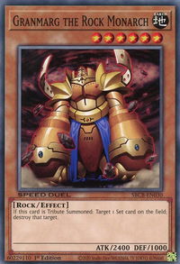 Granmarg the Rock Monarch - Speed Duel: Battle City Box (SBCB) #SBCB-EN030 - Common / Short Print YuGiOh Trading Card