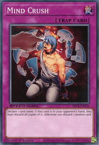 Mind Crush - Speed Duel: Battle City Box (SBCB) #SBCB-EN036 - Common / Short Print YuGiOh Trading Card