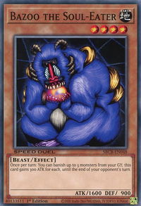 Bazoo the Soul-Eater - Speed Duel: Battle City Box (SBCB) #SBCB-EN048 - Common / Short Print YuGiOh Trading Card