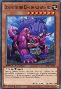 Behemoth the King of All Animals - Speed Duel: Battle City Box (SBCB) #SBCB-EN052 - Common / Short Print YuGiOh Trading Card
