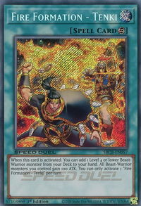 Fire Formation - Tenki (Secret) - Speed Duel: Battle City Box (SBCB) #SBCB-EN057 - Secret Rare YuGiOh Trading Card