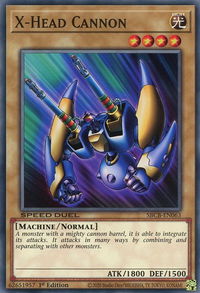 X-Head Cannon - Speed Duel: Battle City Box (SBCB) #SBCB-EN063 - Common / Short Print YuGiOh Trading Card