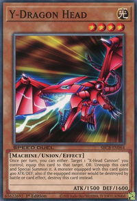 Y-Dragon Head - Speed Duel: Battle City Box (SBCB) #SBCB-EN064 - Common / Short Print YuGiOh Trading Card