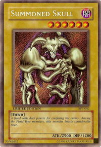 Summoned Skull - 2002 Collectors Tin (BPT) #BPT-002 - Secret Rare YuGiOh Trading Card