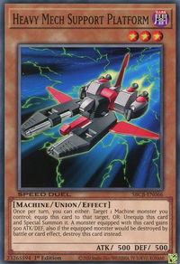 Heavy Mech Support Platform - Speed Duel: Battle City Box (SBCB) #SBCB-EN066 - Common / Short Print YuGiOh Trading Card