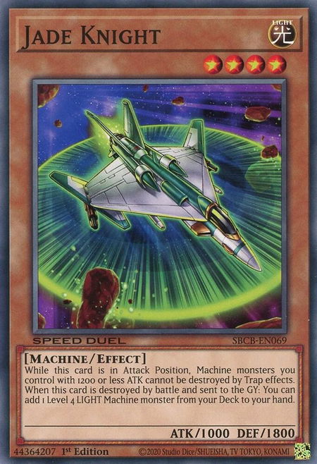 Jade Knight - Speed Duel: Battle City Box YuGiOh trading card