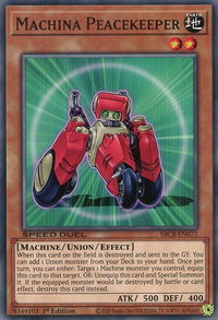 Machina Peacekeeper - Speed Duel: Battle City Box (SBCB) #SBCB-EN072 - Common / Short Print YuGiOh Trading Card