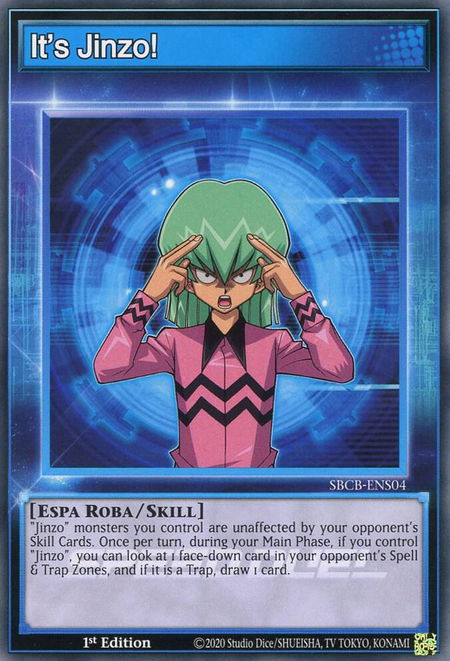 It's Jinzo! - Speed Duel: Battle City Box YuGiOh trading card