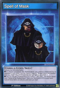 Spell of Mask - Speed Duel: Battle City Box (SBCB) #SBCB-ENS08 - Common / Short Print YuGiOh Trading Card