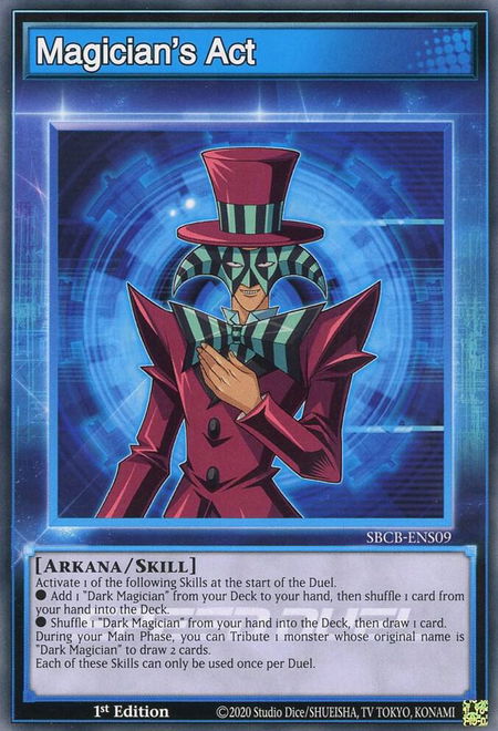 Magician's Act - Speed Duel: Battle City Box YuGiOh trading card