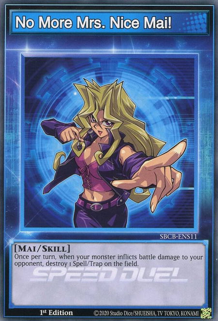 No More Mrs. Nice Mai! - Speed Duel: Battle City Box YuGiOh trading card