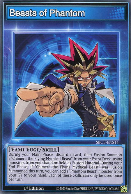 Beasts of Phantom - Speed Duel: Battle City Box YuGiOh trading card
