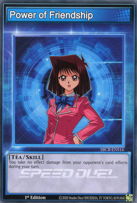 Power of Friendship - Speed Duel: Battle City Box YuGiOh trading card