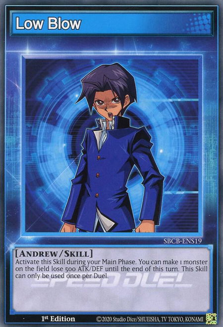 Low Blow - Speed Duel: Battle City Box YuGiOh trading card