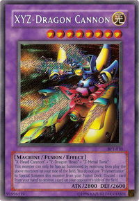 XYZ-Dragon Cannon - 2003 Collectors Tin (BPT) #BPT-010 - Secret Rare YuGiOh Trading Card