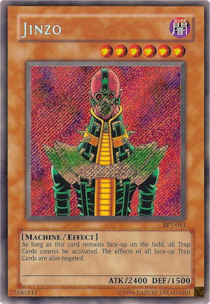 Jinzo trading card from 2003 Collectors Tin Jinzo - 2003 Collectors Tin YuGiOh trading card