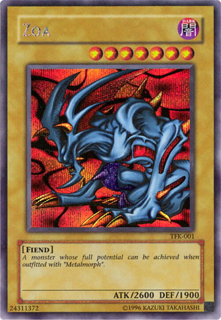 Zoa trading card from The Falsebound Kingdom Zoa - The Falsebound Kingdom YuGiOh trading card