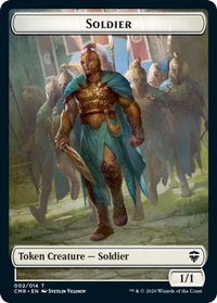 Soldier Token - Commander Legends (CMR) #2 - Token Magic: The Gathering Trading Card
