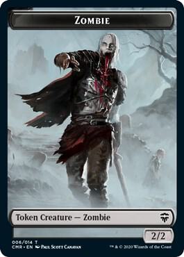 Zombie Token - Commander Legends Magic: The Gathering trading card