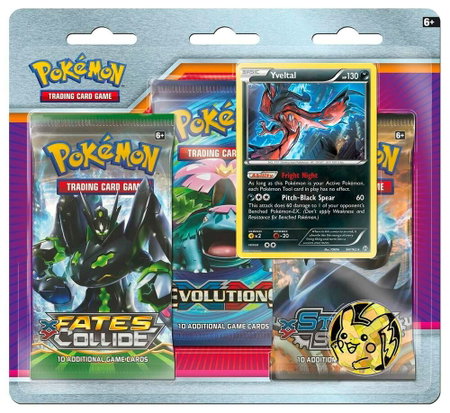 XY 3 Pack Blister [Yveltal] - XY - BREAKthrough Pokémon trading card