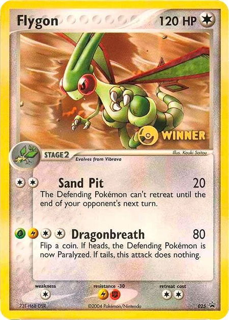Flygon - 025 (e-League) [Winner] - Nintendo Promos Pokémon trading card