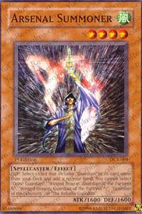Arsenal Summoner trading card from Dark Crisis Arsenal Summoner - Dark Crisis YuGiOh trading card