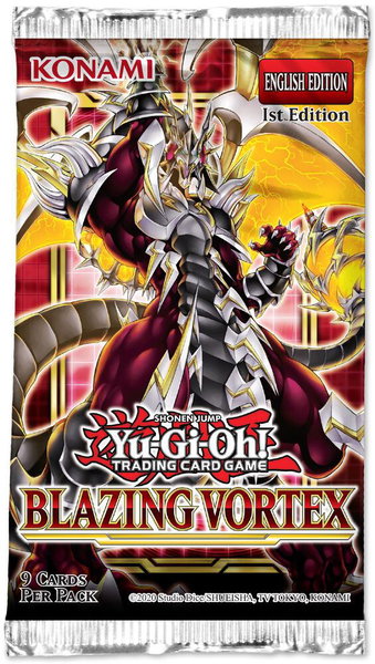 Blazing Vortex Booster Pack [1st Edition] - Blazing Vortex YuGiOh trading card