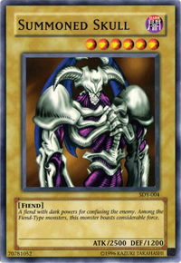 Summoned Skull (Sample Promo) - Starter Deck: Yugi (SDY) #SDY-004 - Common / Short Print YuGiOh Trading Card
