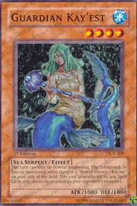 Guardian Kay'est trading card from Dark Crisis Guardian Kay'est - Dark Crisis YuGiOh trading card