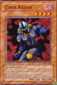 Cyber Raider trading card from Dark Crisis Cyber Raider - Dark Crisis YuGiOh trading card