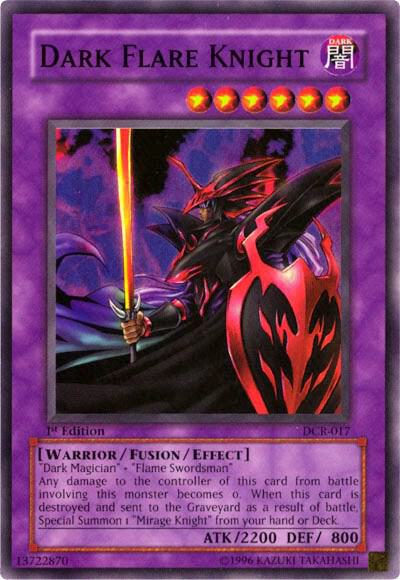 Dark Flare Knight trading card from Dark Crisis Dark Flare Knight - Dark Crisis YuGiOh trading card