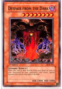 Despair from the Dark - Dark Crisis YuGiOh trading card