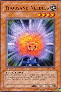 Thousand Needles - Dark Crisis YuGiOh trading card