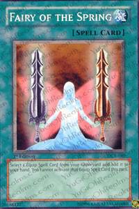 Fairy of the Spring - Dark Crisis YuGiOh trading card