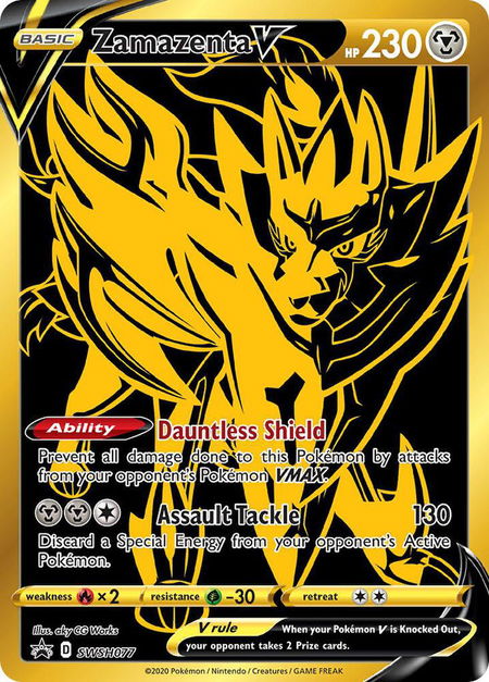 Zamazenta V - SWSH077 - SWSH: Sword & Shield Promo Cards Pokémon trading card