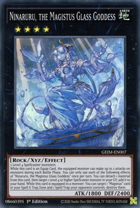 Ninaruru, the Magistus Glass Goddess - Genesis Impact (GEIM) #GEIM-EN007 - Super Rare YuGiOh Trading Card