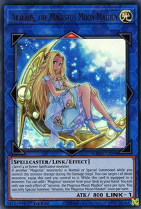 Artemis, the Magistus Moon Maiden - Genesis Impact (GEIM) #GEIM-EN008 - Ultra Rare YuGiOh Trading Card