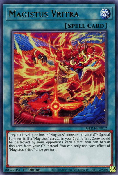 Magistus Vritra - Genesis Impact YuGiOh trading card