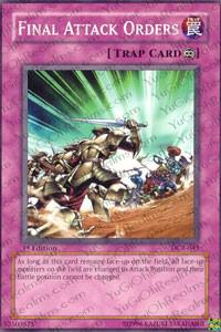 Final Attack Orders trading card from Dark Crisis Final Attack Orders - Dark Crisis YuGiOh trading card