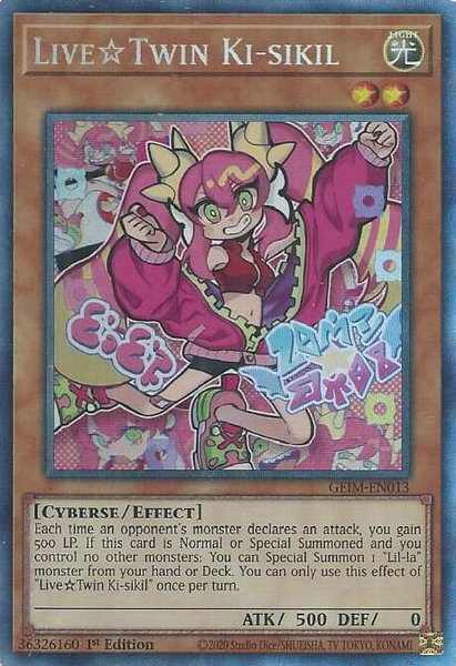 Live Twin Ki-sikil (CR) trading card from Genesis Impact Live Twin Ki-sikil (CR) - Genesis Impact YuGiOh trading card