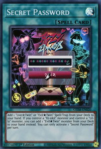 Secret Password - Genesis Impact (GEIM) #GEIM-EN020 - Super Rare YuGiOh Trading Card