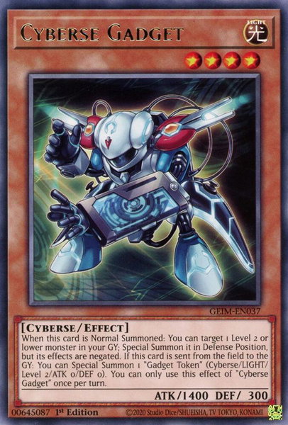 Cyberse Gadget trading card from Genesis Impact Cyberse Gadget - Genesis Impact YuGiOh trading card