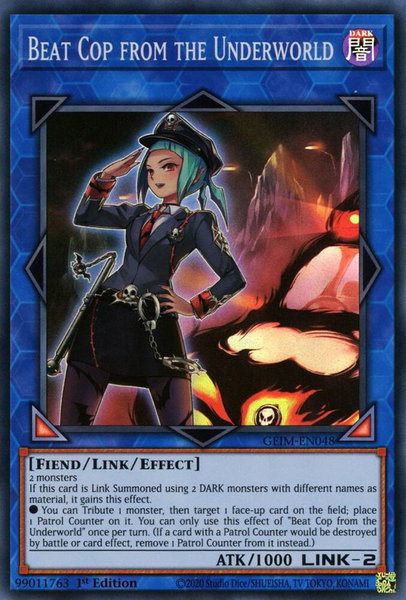Beat Cop from the Underworld - Genesis Impact YuGiOh trading card